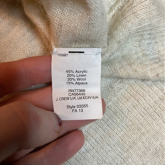 Madewell Wool Alpaca Blend Button Up Lightweight Cardigan Sweater - Picture 6 of 13